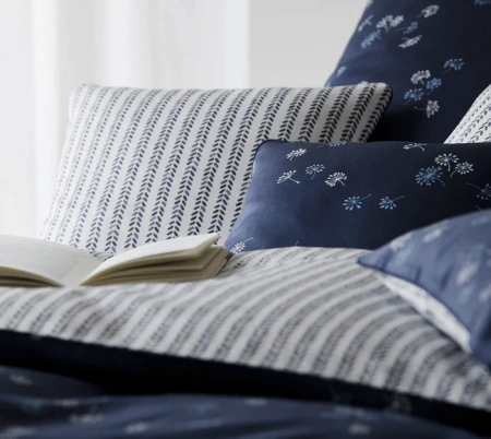  Пододеяльник Elegante Fleurs 2438R/2 (indigo/тсиний) фото в интернет-магазине Герд Биллербек