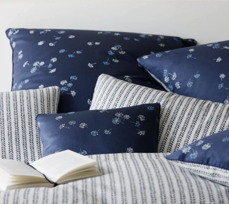 Пододеяльник Elegante Fleurs 2438R/2 (indigo/тсиний) фото в интернет-магазине Герд Биллербек
