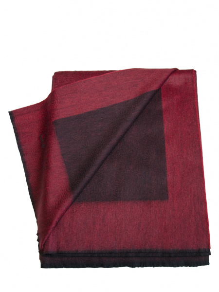 Плед Glen Saxon Border 120 A5 Black carmine 150x200