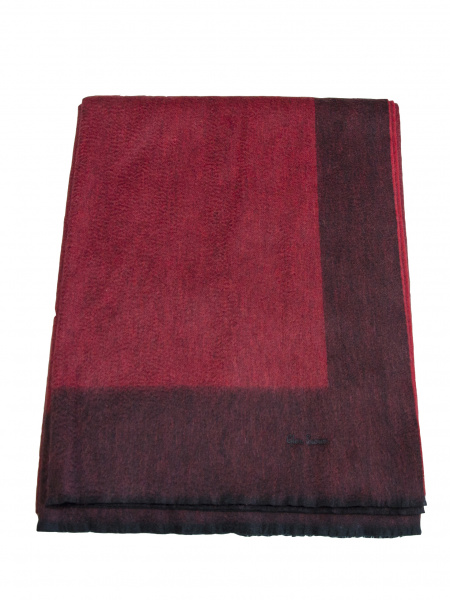 Плед Glen Saxon Border 120 A5 Black carmine 150x200