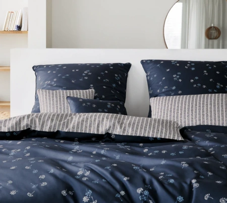  Пододеяльник Elegante Fleurs 2438R/2 (indigo/тсиний) фото в интернет-магазине Герд Биллербек