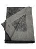  Плед кашемировый Glen Saxon Border Paisley/дамасский узор 120 Black Sand Stone/002 150x200 фото в интернет-магазине Герд Биллербек